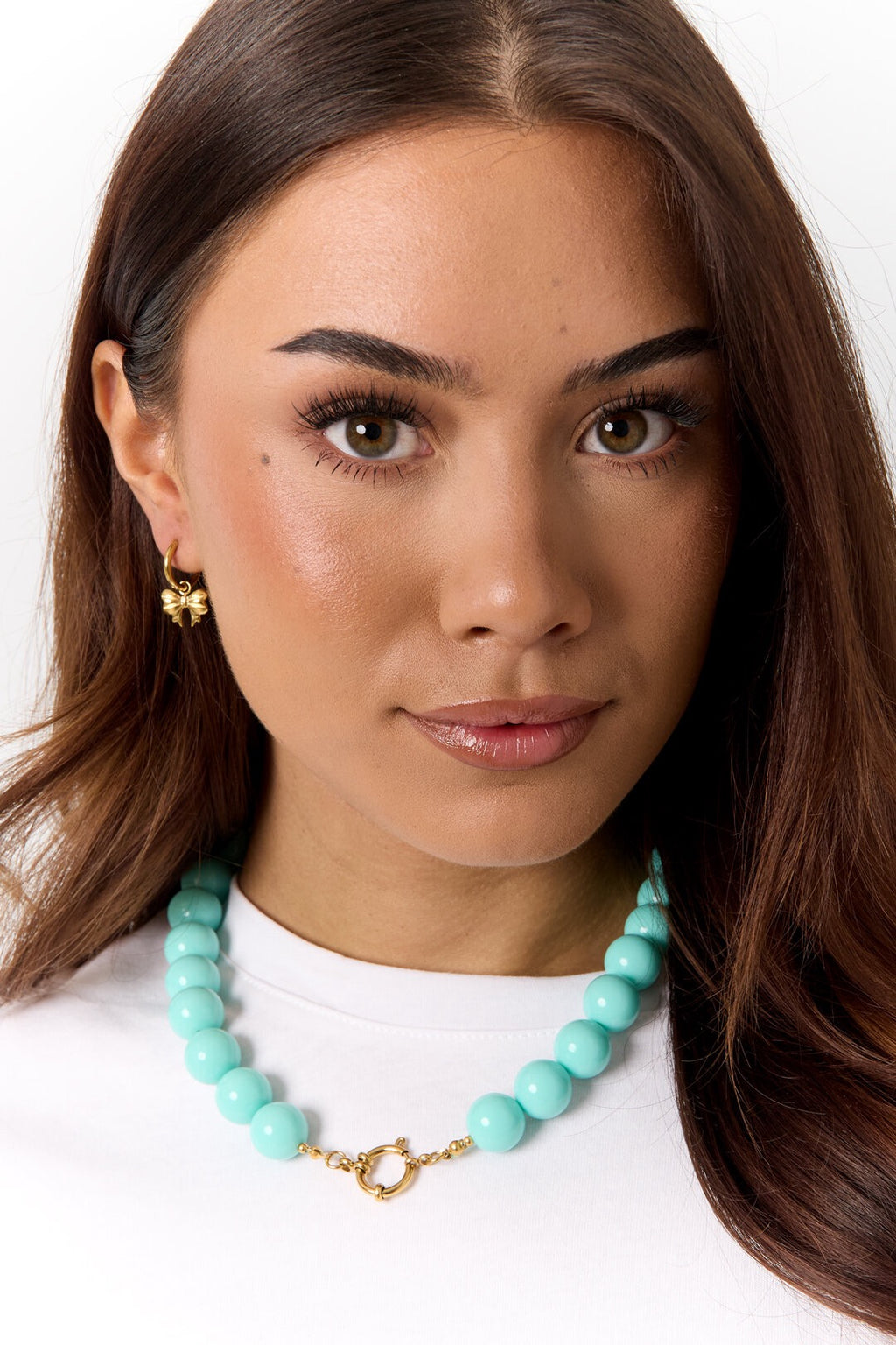 Kralenketting turquoise