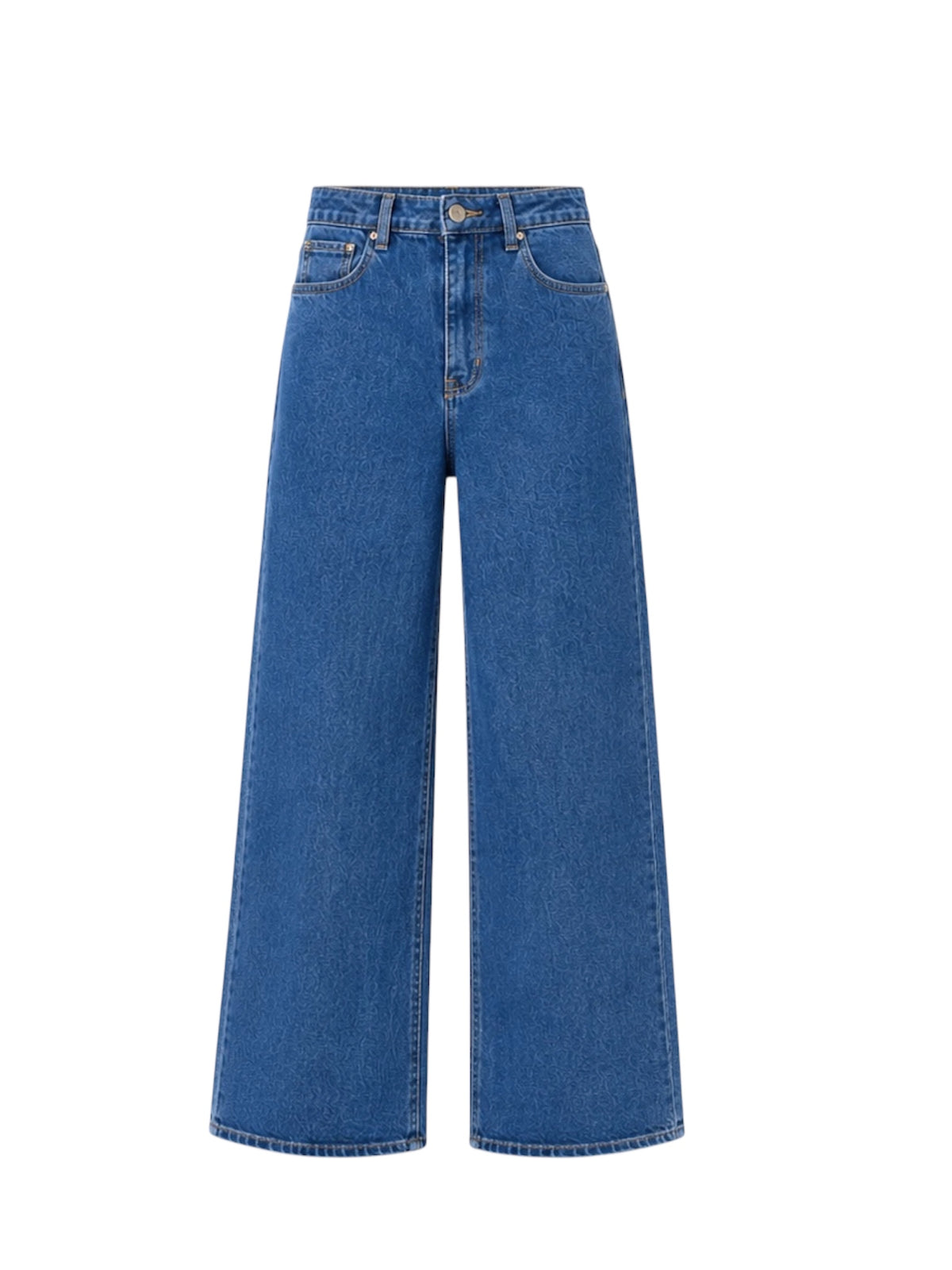 BS Wide leg jeans donkerblauw