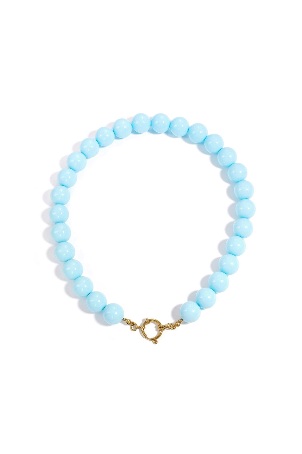 Kralenketting babyblauw