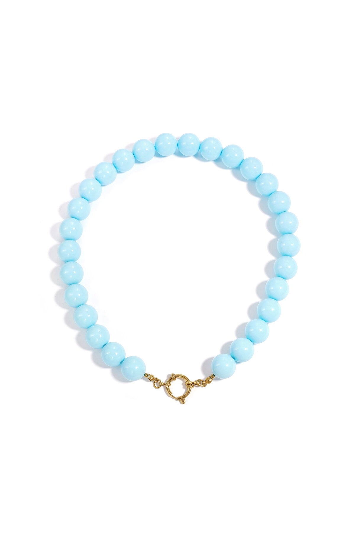 Kralenketting babyblauw