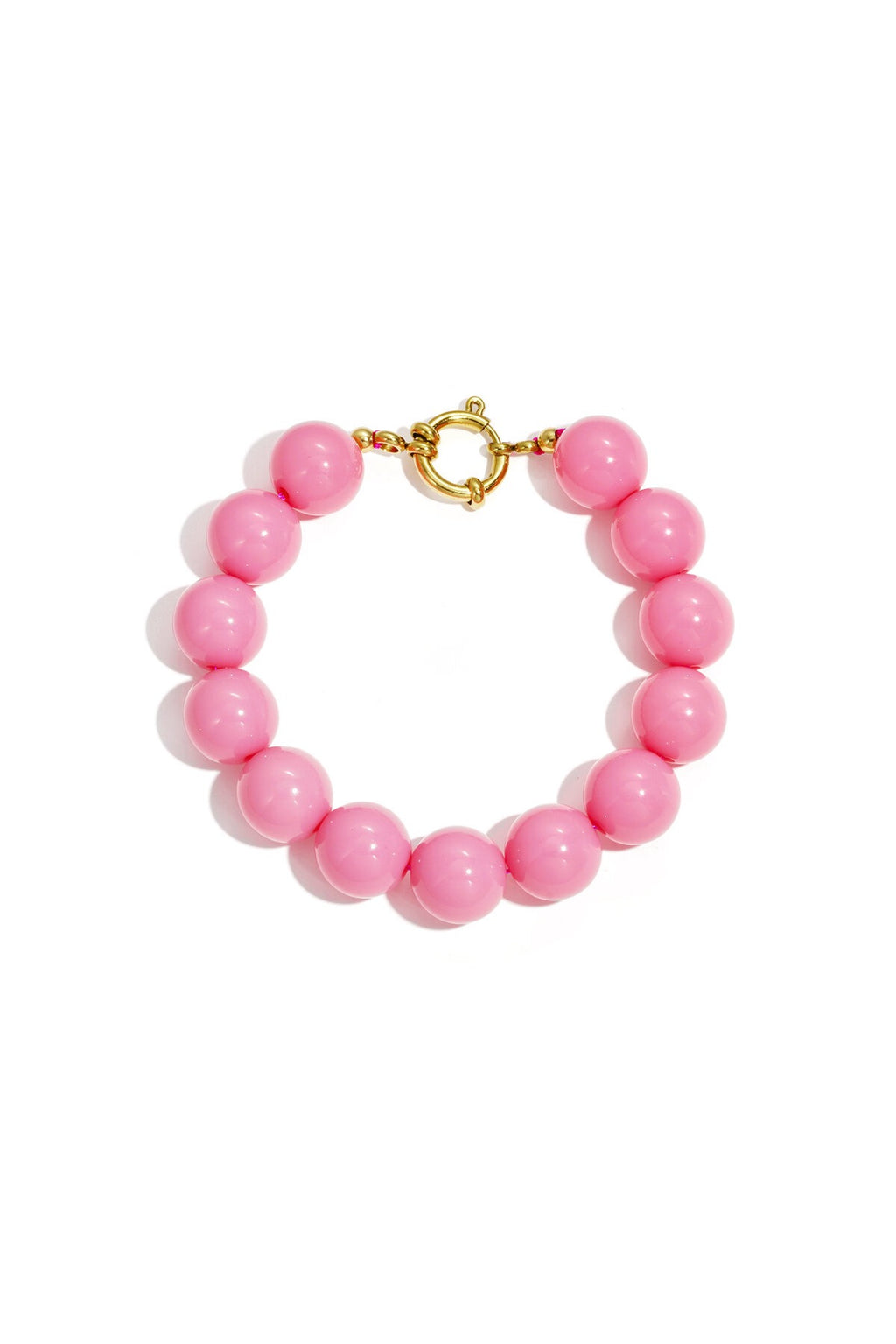 Kralenarmband roze