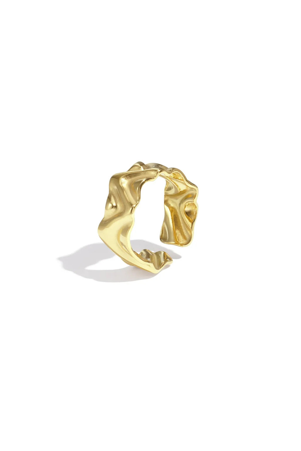 Golvende ring goud