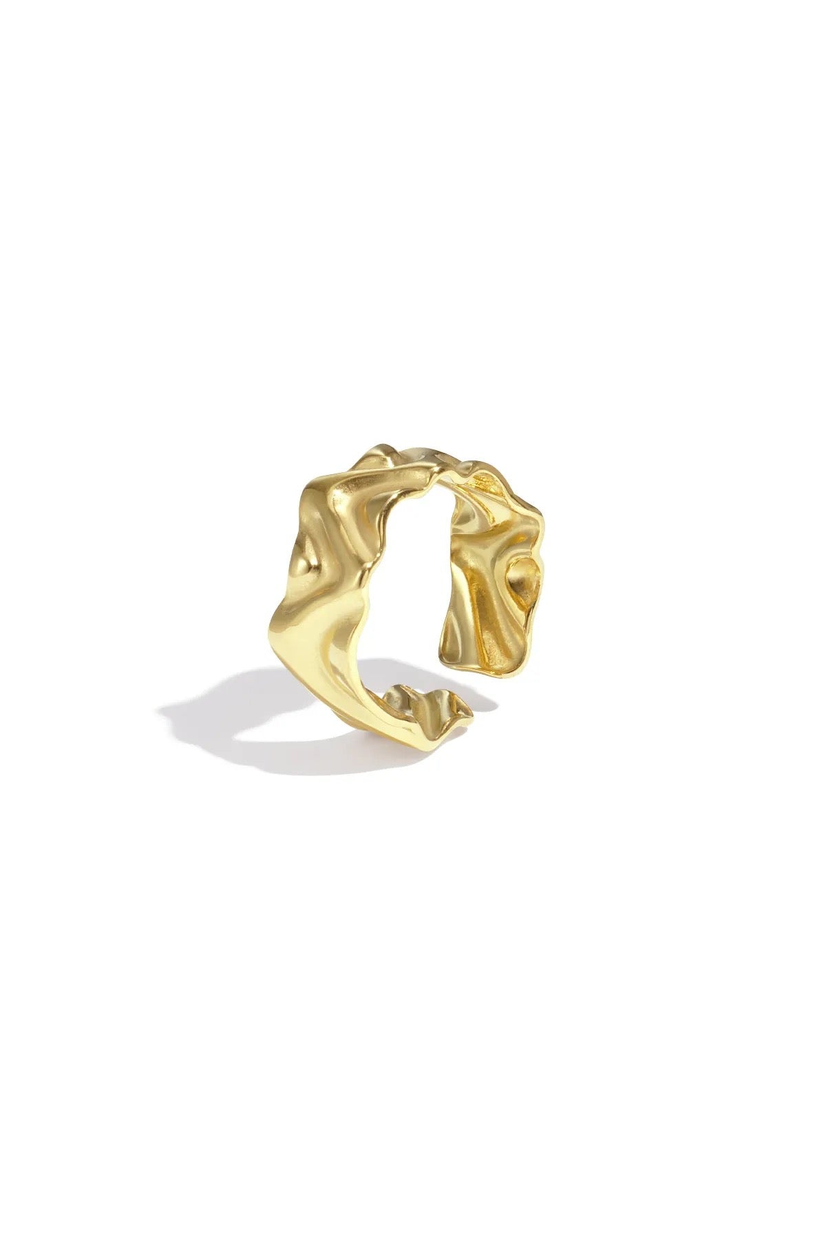 Golvende ring goud