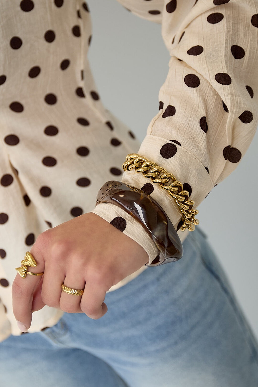 Bangle donkerbruin