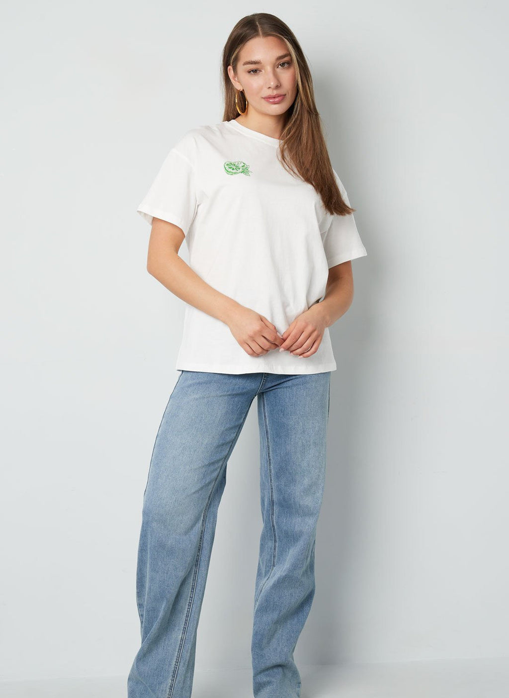 T-shirt orange lemonade off white