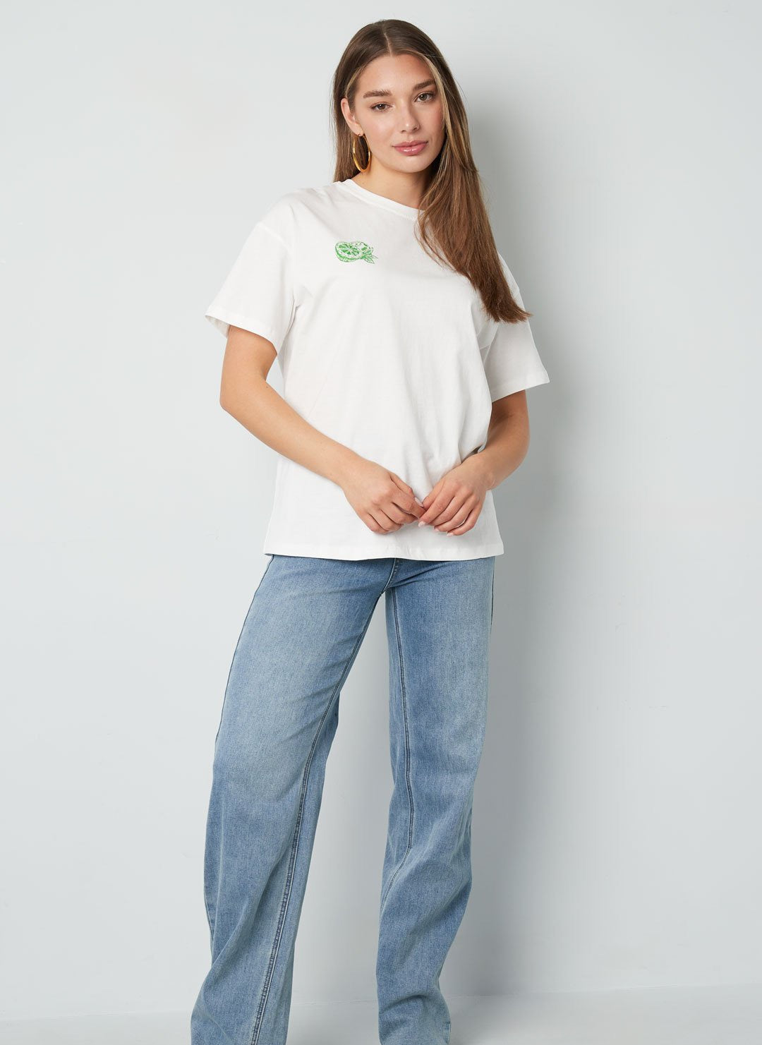 T-shirt orange lemonade off white