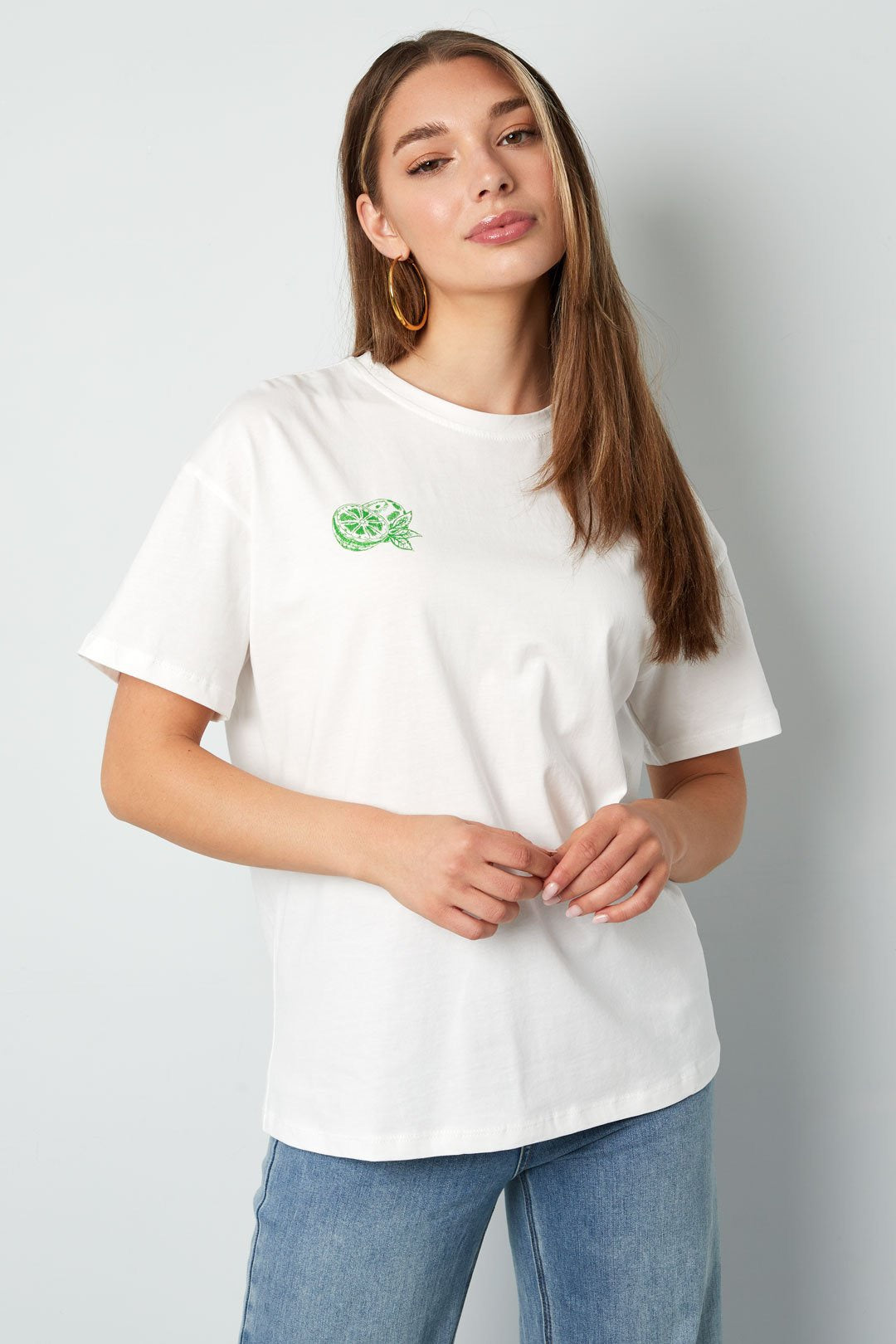 T-shirt orange lemonade off white