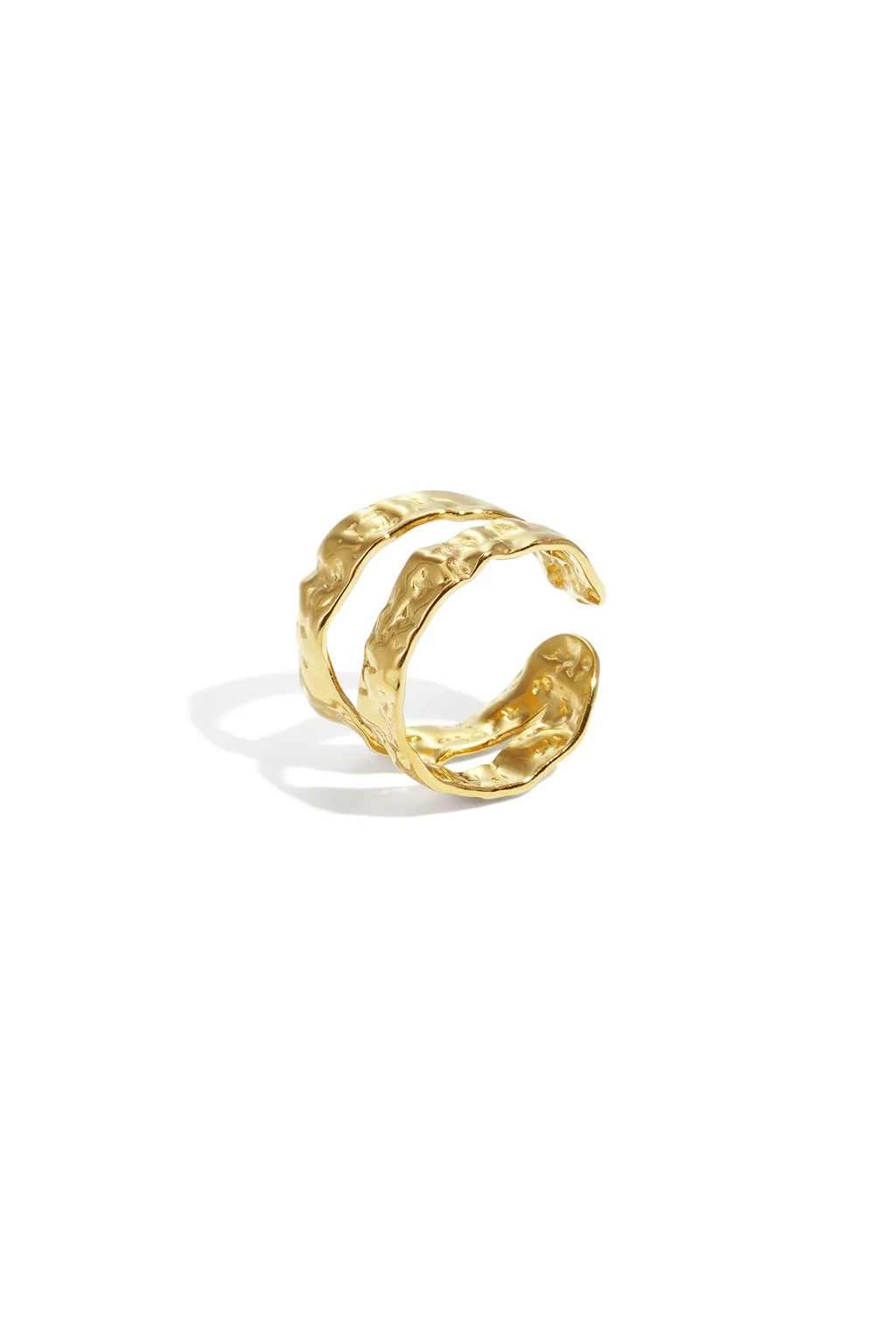 Dubbele ring goud
