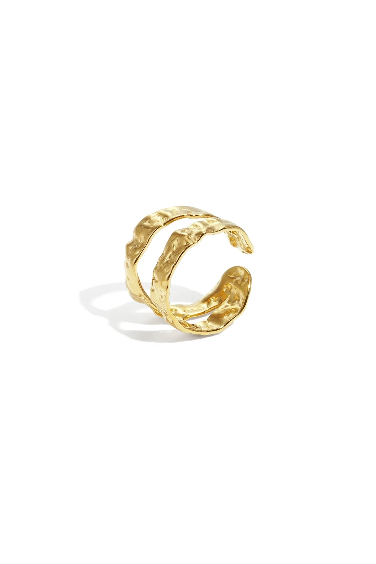 Dubbele ring goud
