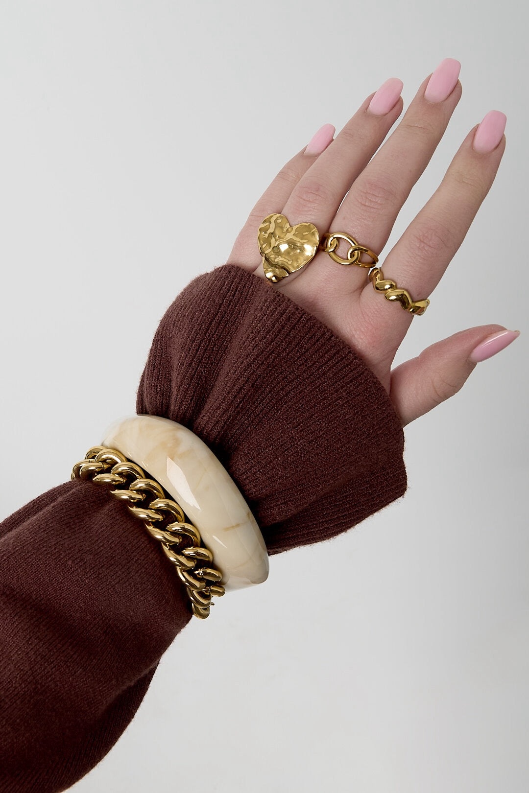 Bangle gebroken wit