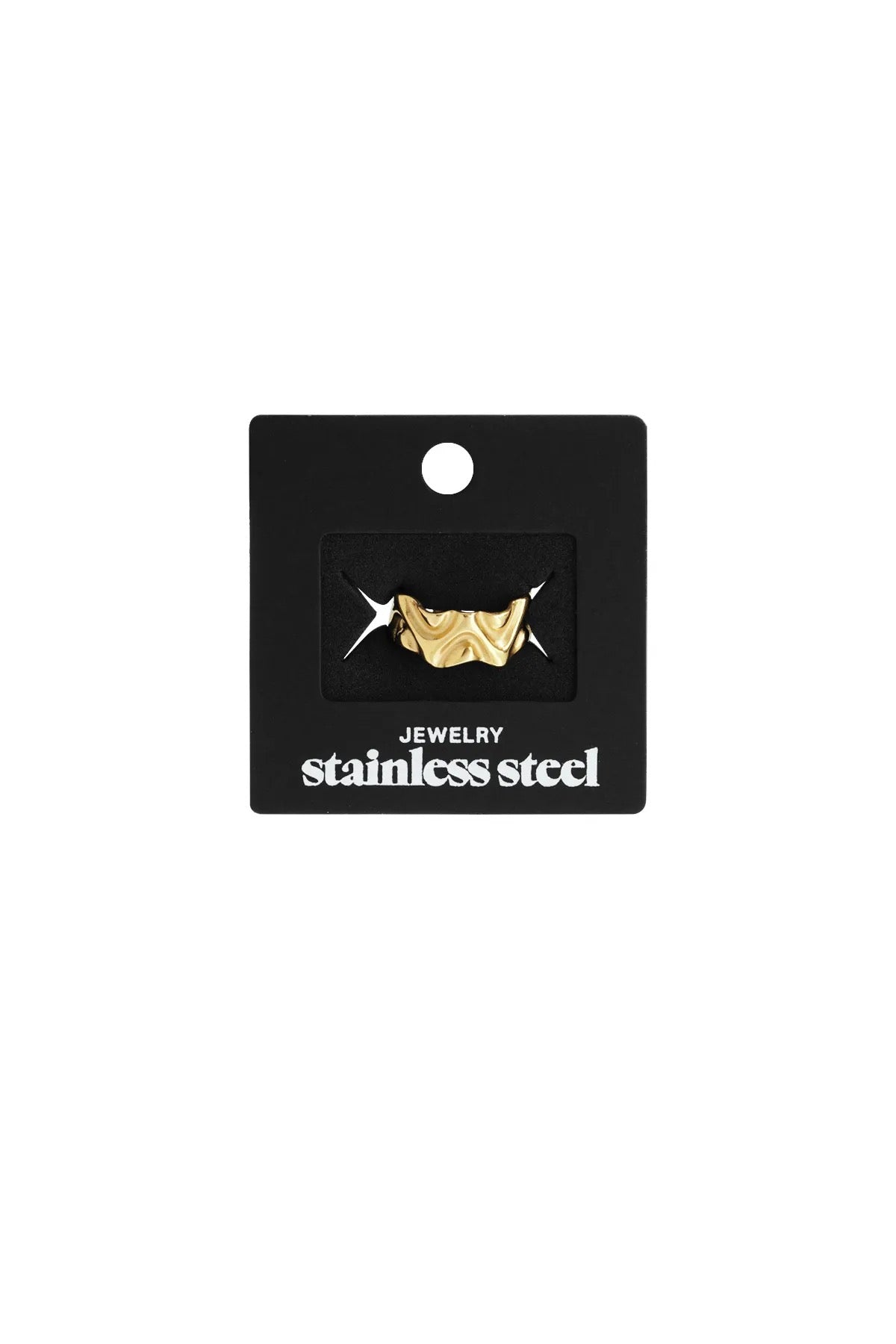Golvende ring goud