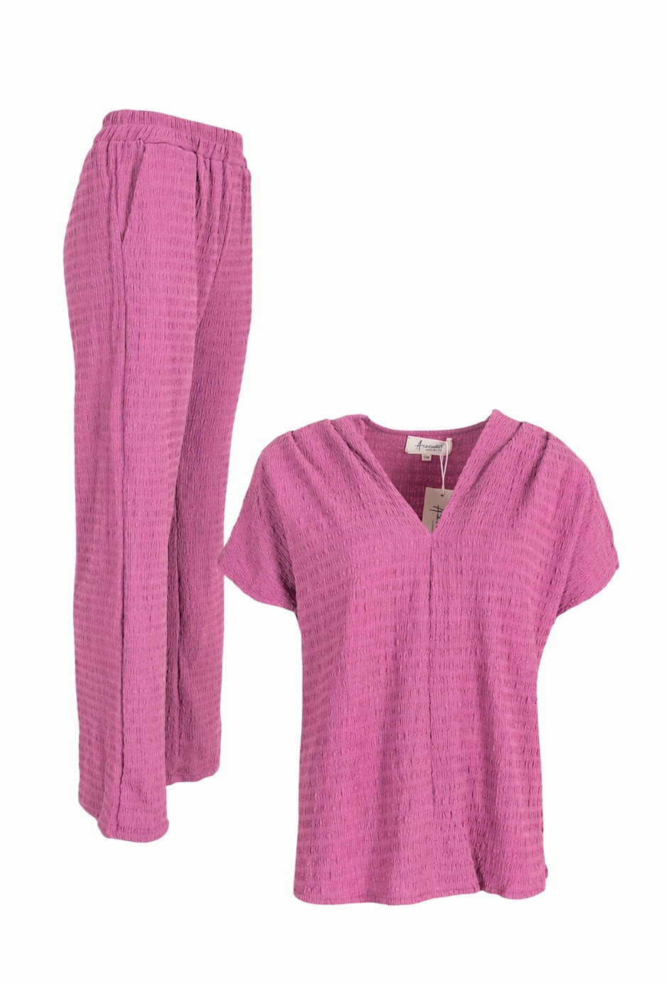 Set Azzurro magenta