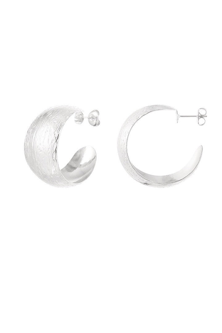 Oorbellen Sun zilver