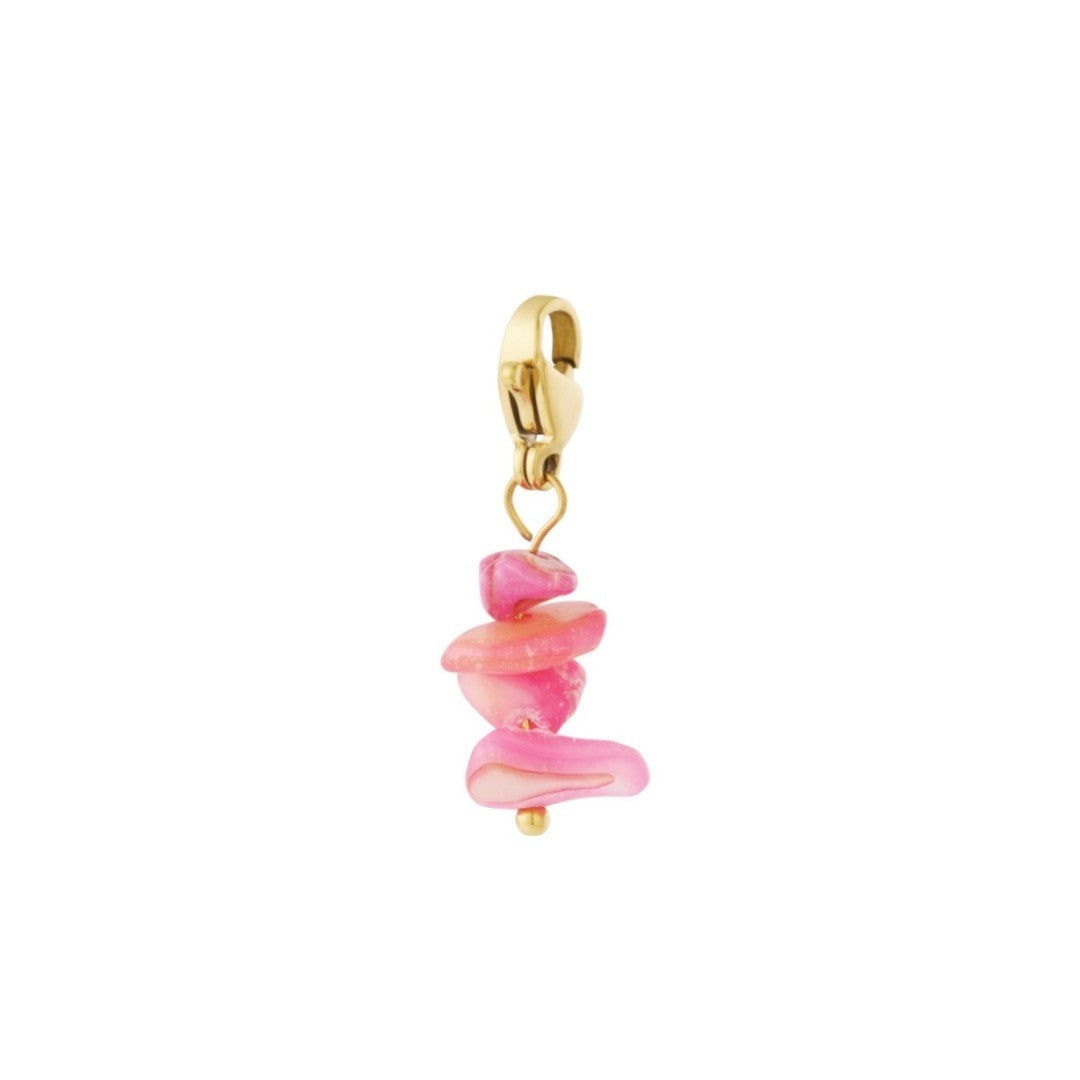 Bedel steen fuchsia roze