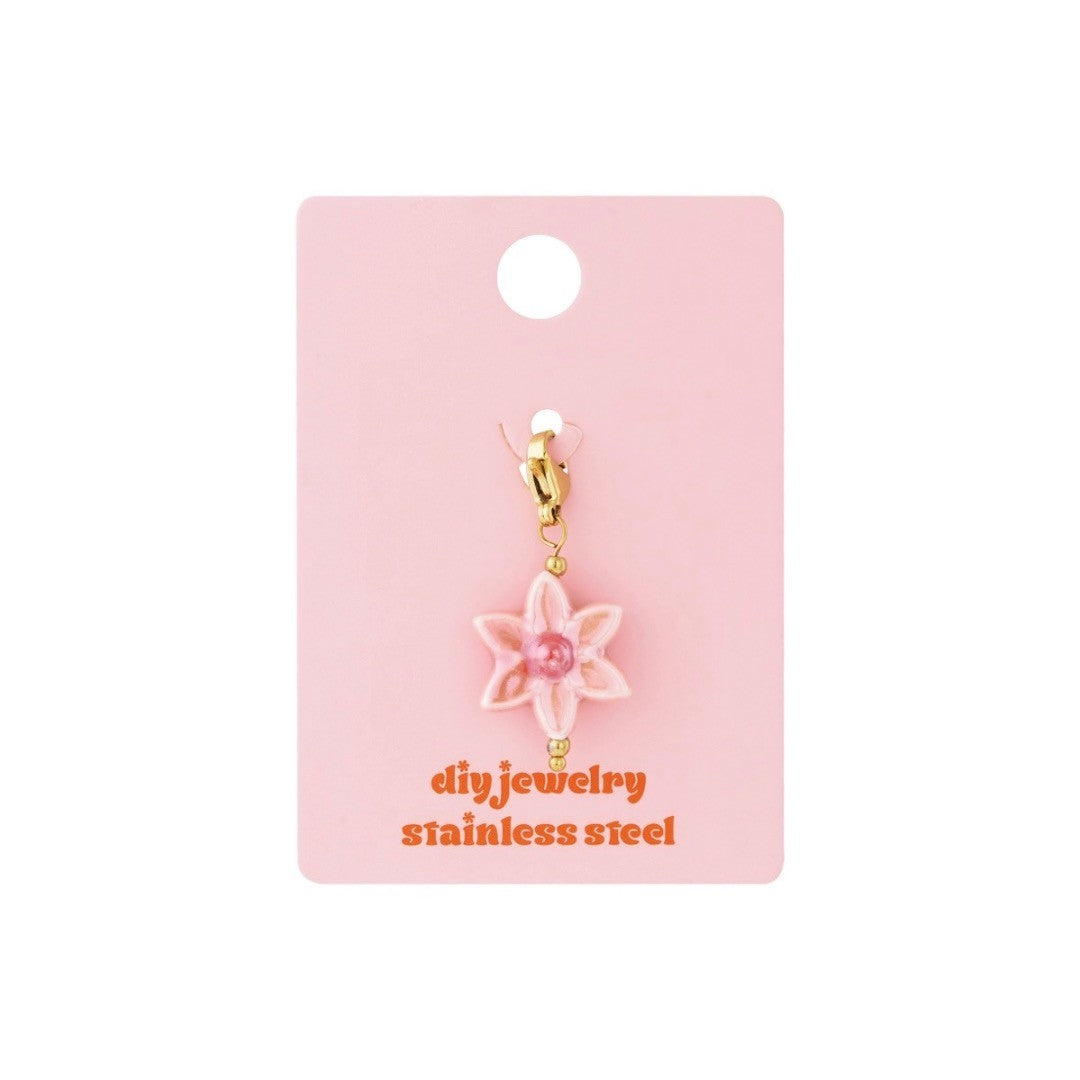 Bedel vrolijke bloem roze