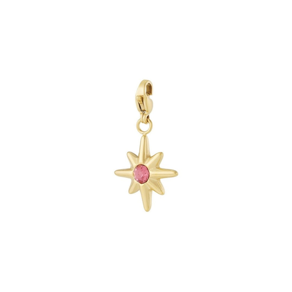 Bedel ster roze goud