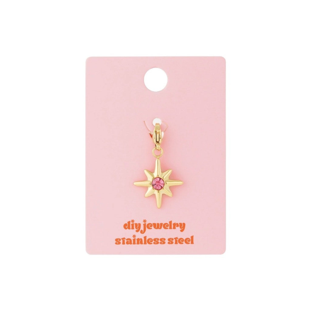 Bedel ster roze goud
