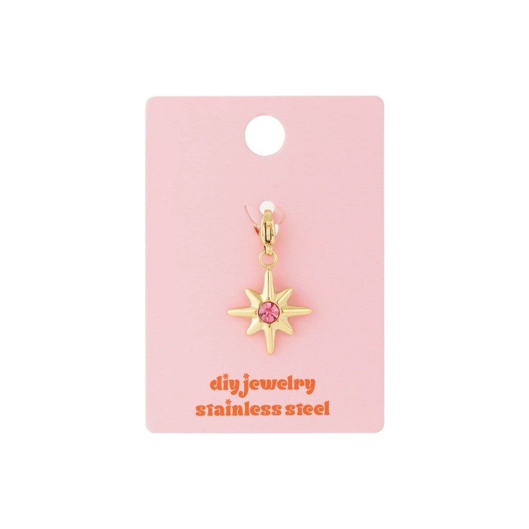 Bedel ster roze goud