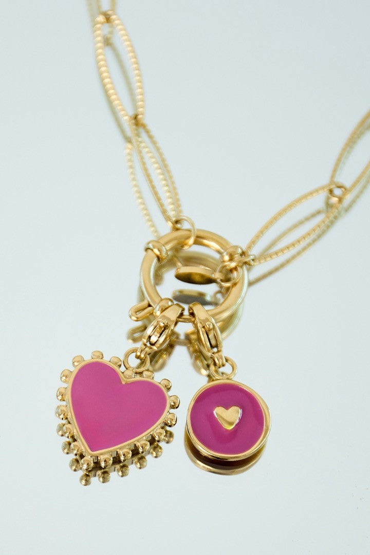 Bedel hart fuchsia