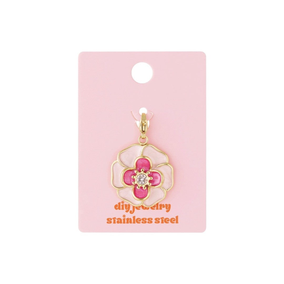 Bedel bloem sprankel roze