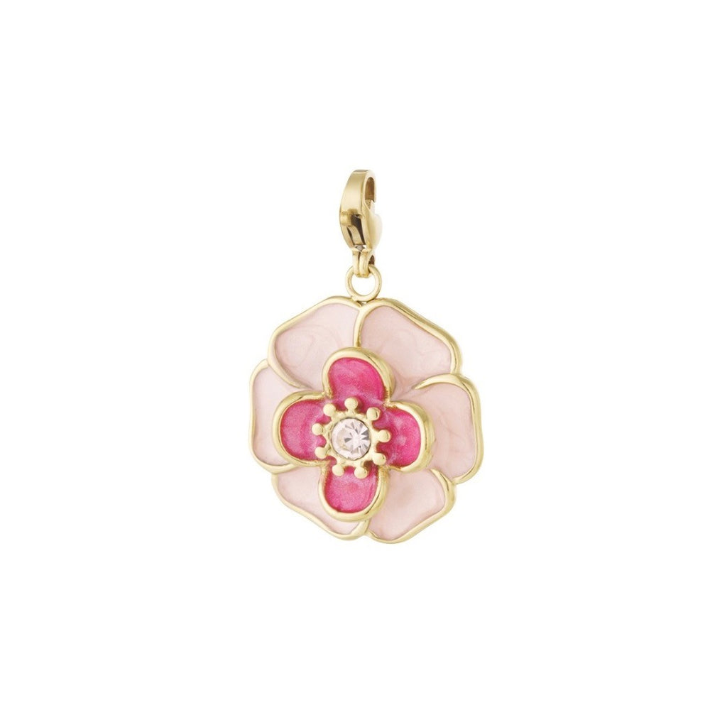 Bedel bloem sprankel roze