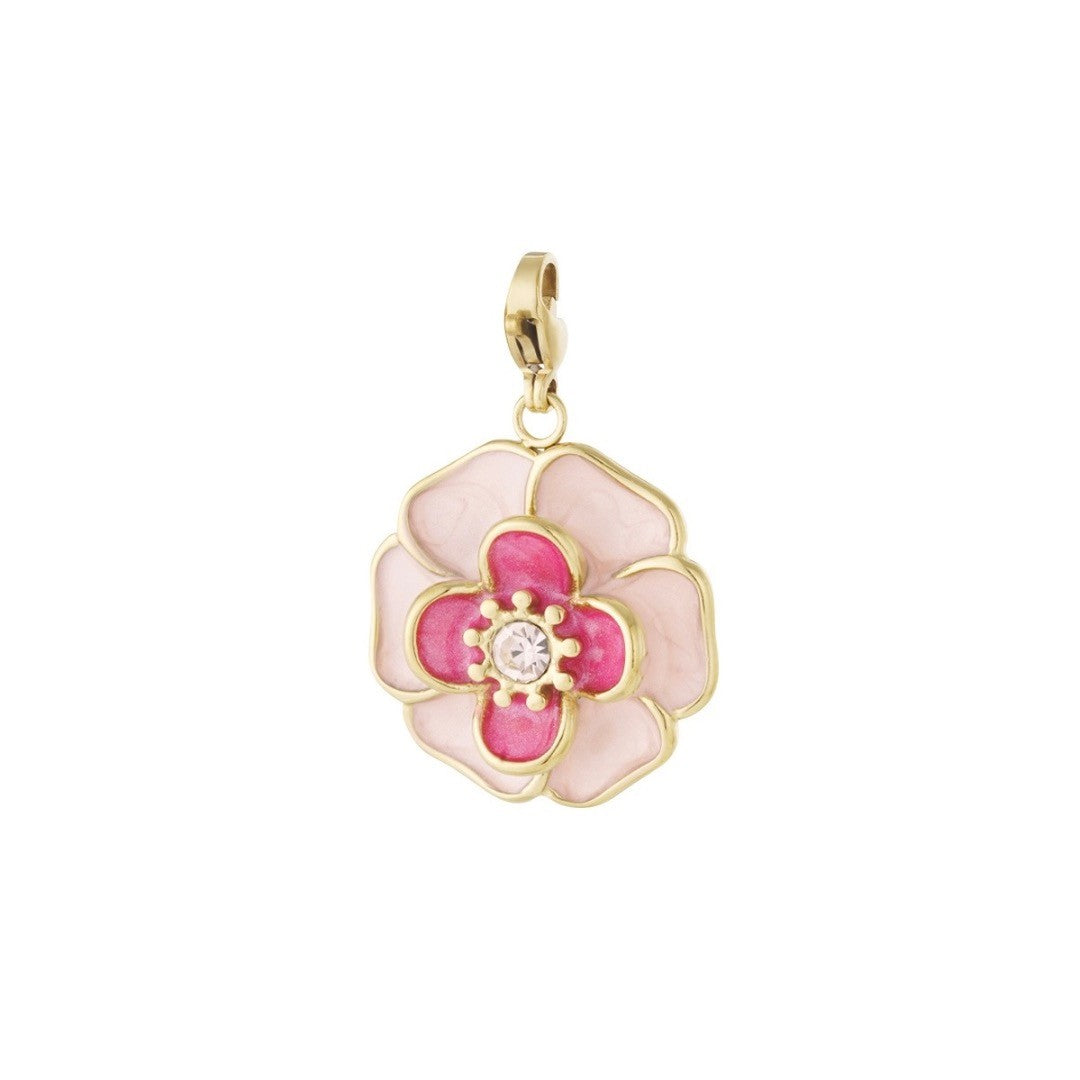 Bedel bloem sprankel roze