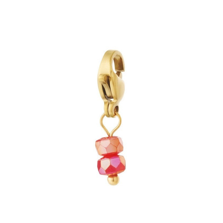 Bedel kristal roze rood
