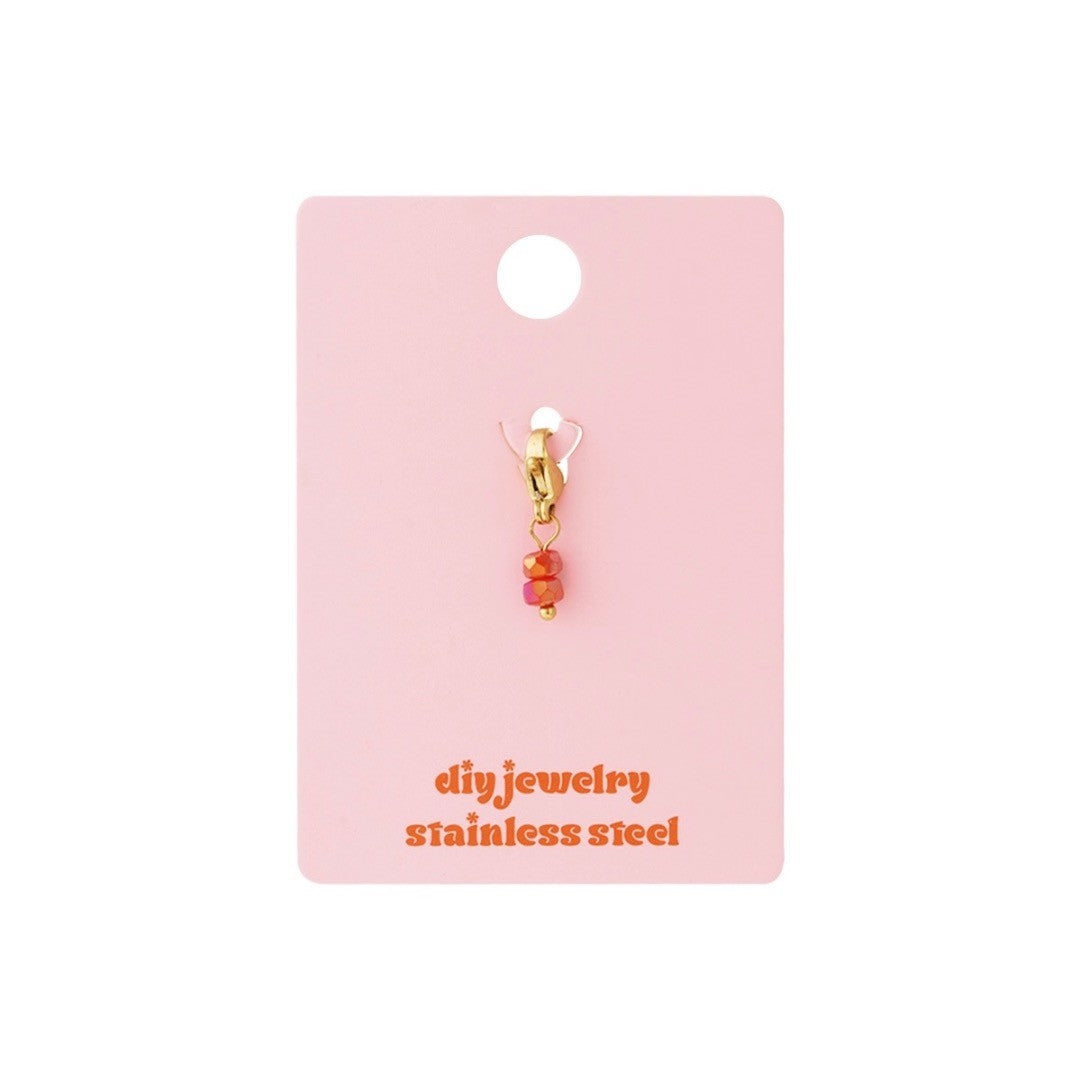 Bedel kristal roze rood