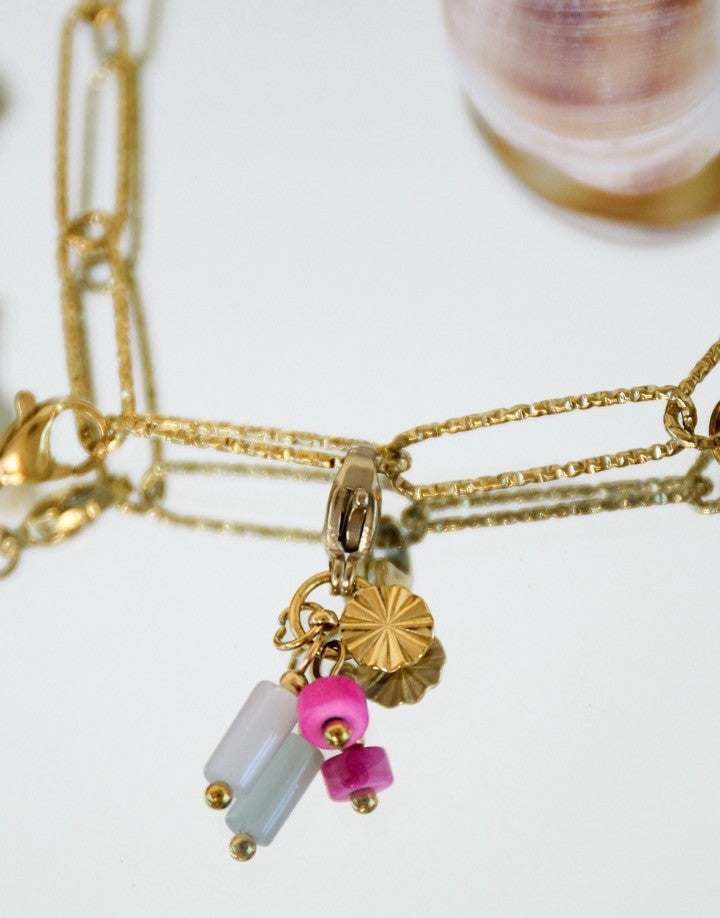 Bedel zomer roze wit goud