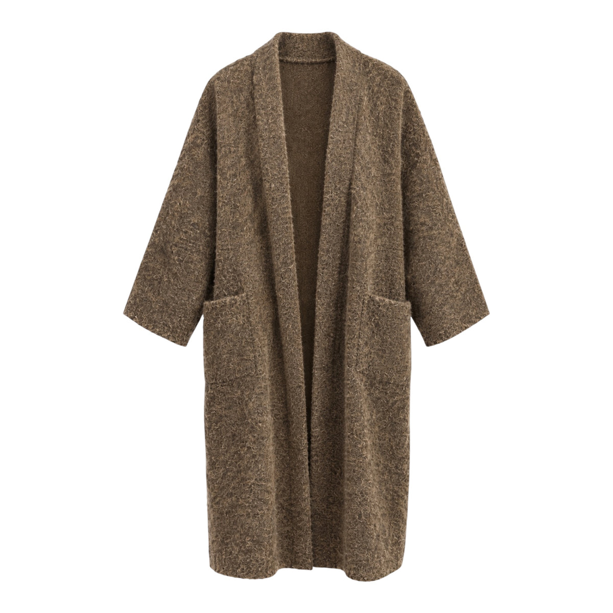 Lang vest bruin