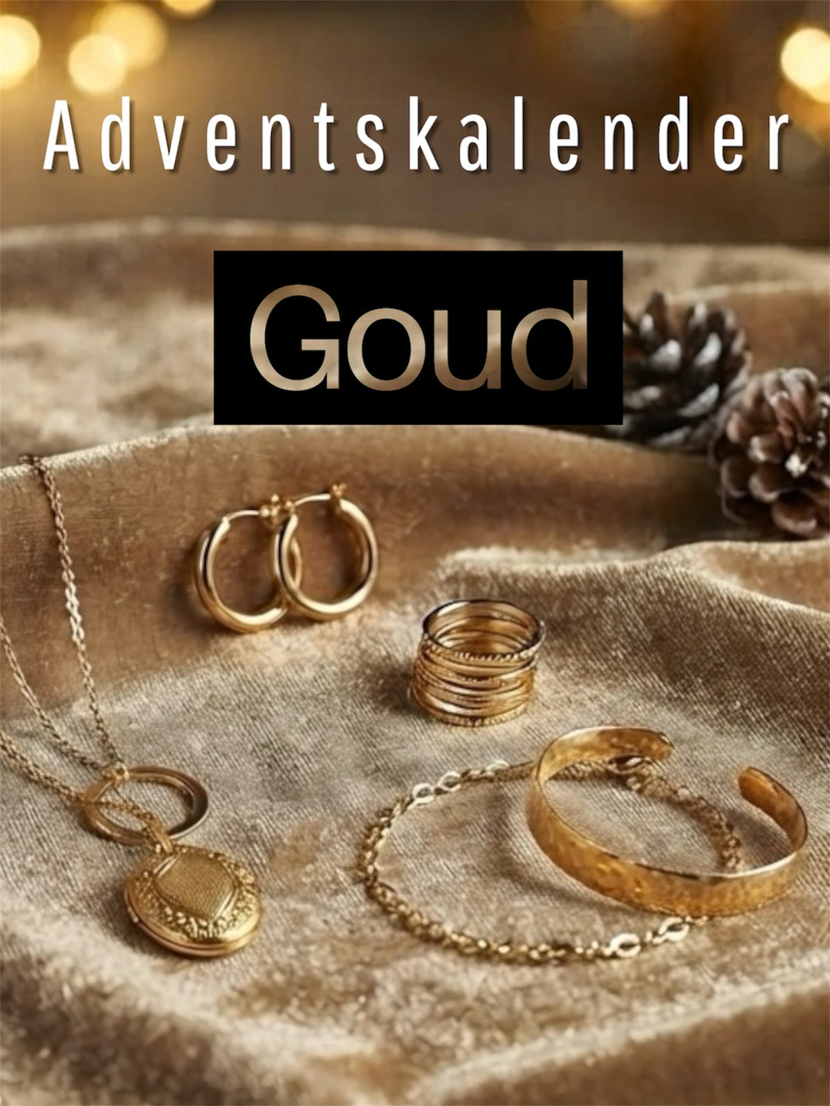 Adventskalender goud