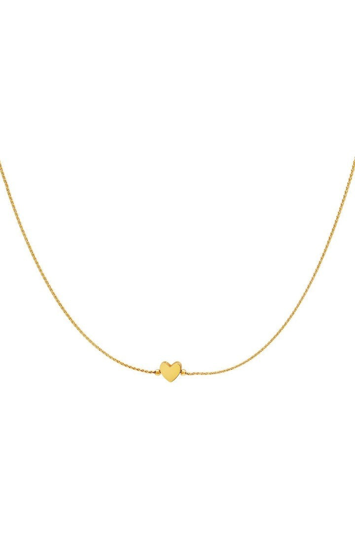 Ketting hart goud